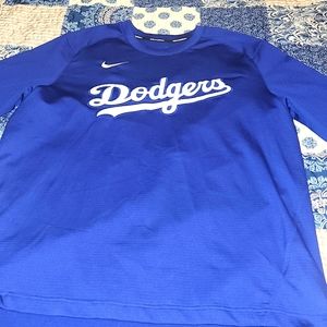 Los Angeles Dodgers Nike Authentic Collection Game Time Performance Sweater